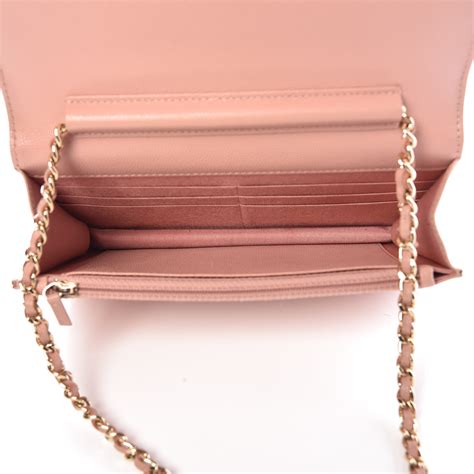 chanel caviar wallet camellia pink|CHANEL Caviar Camellia Embossed Wallet On Chain WOC Pink .